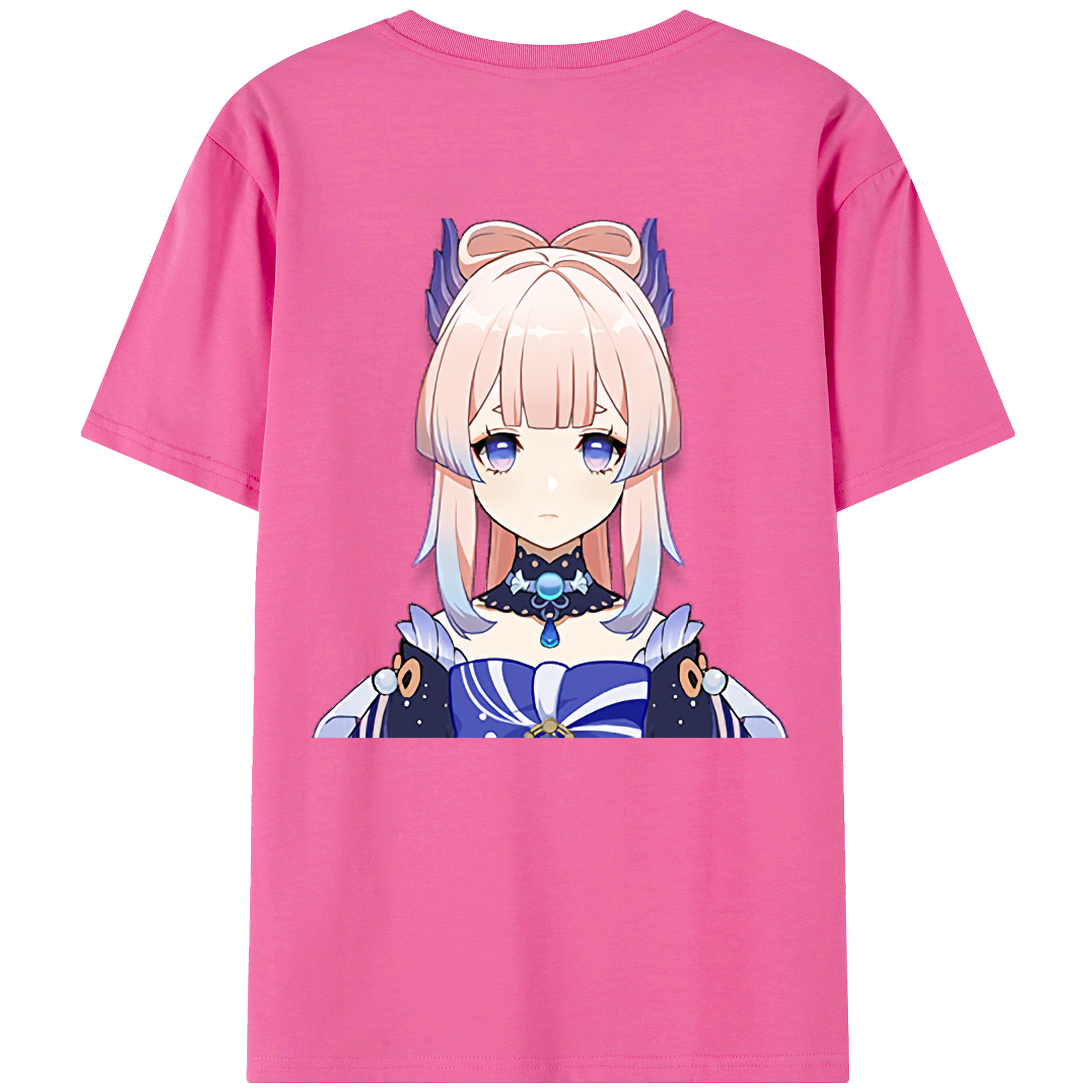 げんし神 珊瑚宮心海 サンゴノミヤ・ココミ genshin Sangonomiya Kokomi レディース半袖Tシャツ(バックプリント)
